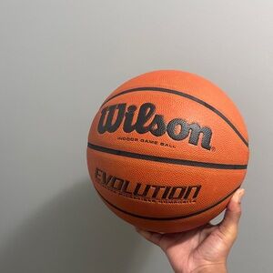 Wilson Evolution Indoor Game Ball in Orange